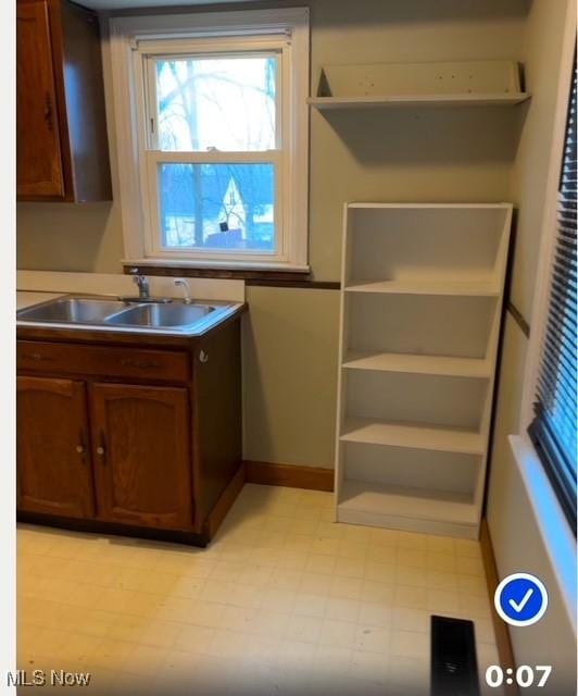 kitchen featuring sink