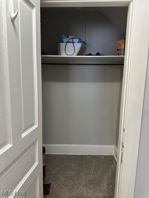 view of closet