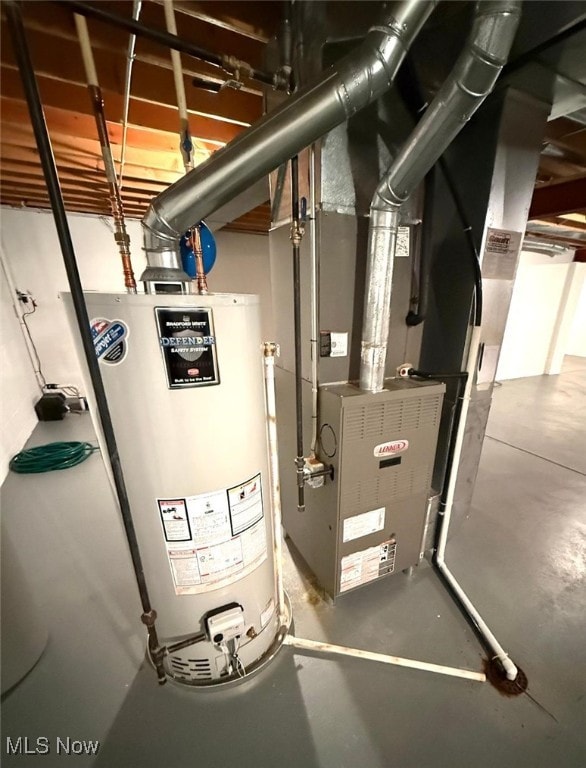 utilities featuring water heater