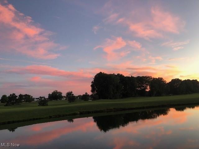 property view of water