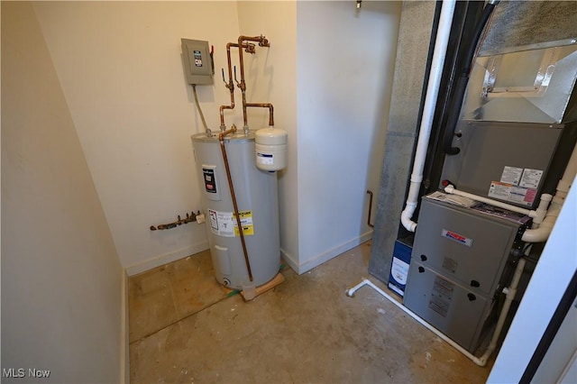 utilities with water heater