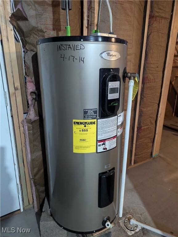 utilities featuring water heater