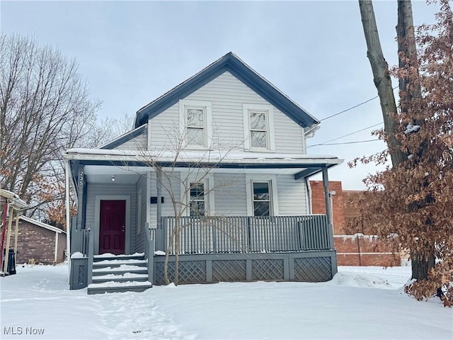 view of front of house