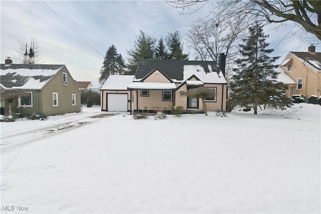 bungalow with a garage