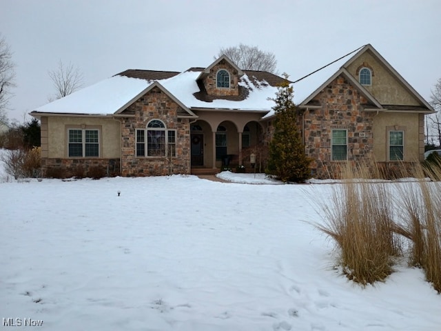 view of front of house featuring a porch