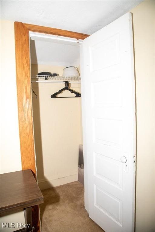 view of closet