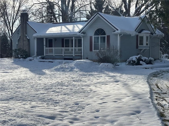 view of ranch-style home