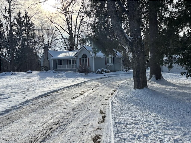 view of ranch-style house