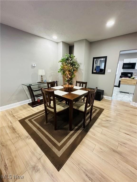 view of dining area