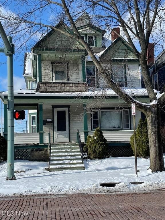 victorian home with a porch