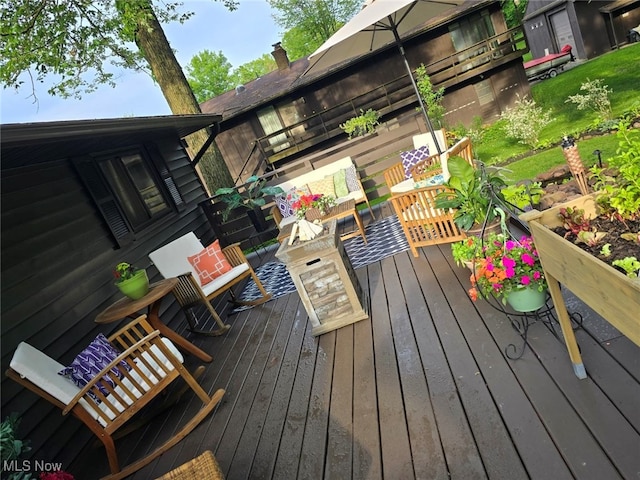 view of deck