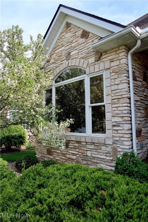 2142 Kirtland Pl, Hudson, OH 44236 - view of home's exterior with stone siding
