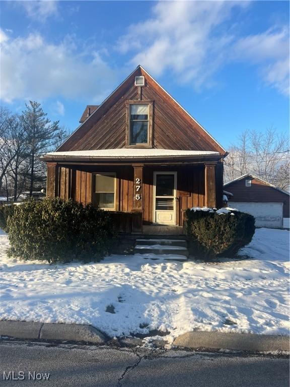 view of front of house with a porch