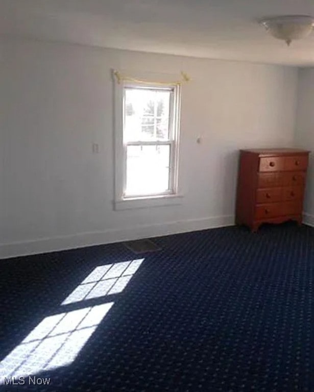 spare room featuring carpet flooring