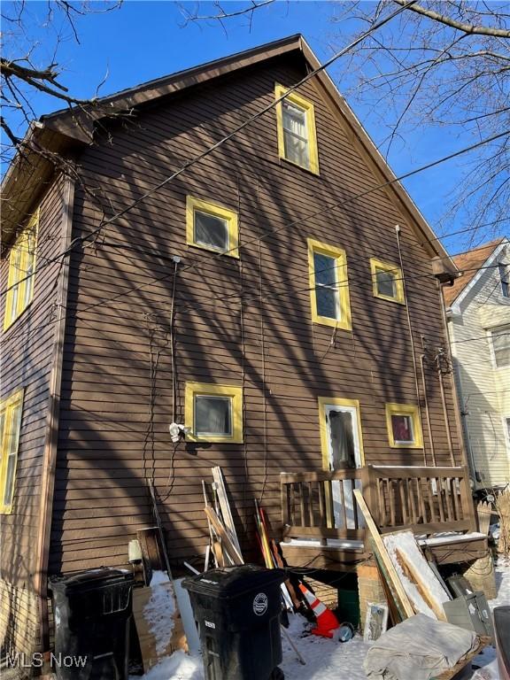 view of back of house