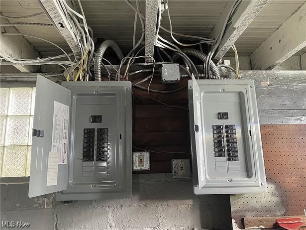 utility room featuring electric panel