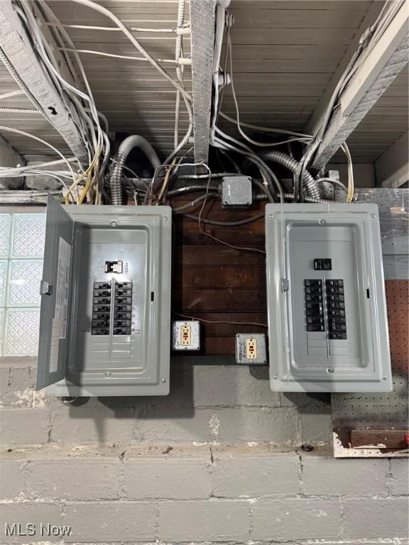 utility room featuring electric panel