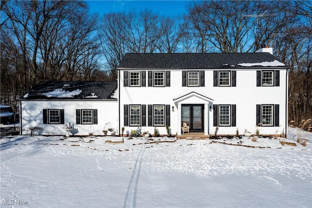 view of colonial-style house