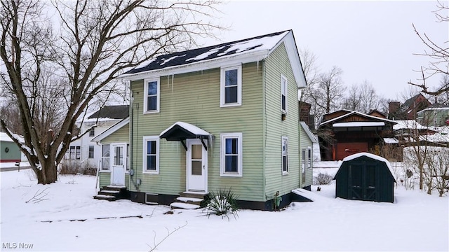 view of front of home