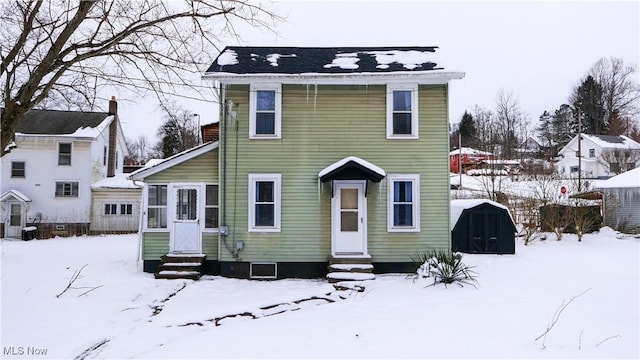 view of front of home