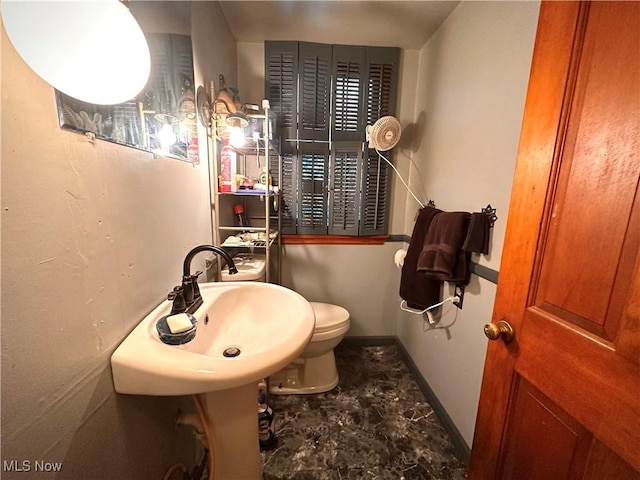 bathroom with toilet