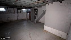 view of basement