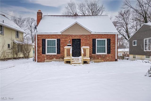 view of front of home