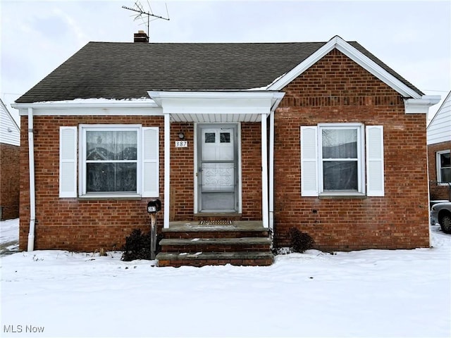 view of front of home