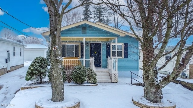 view of bungalow-style house