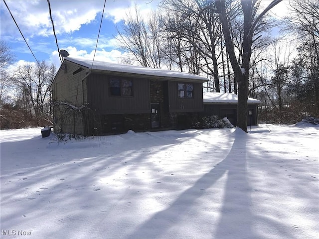 view of front of home