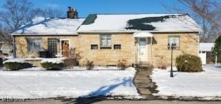 view of bungalow-style house