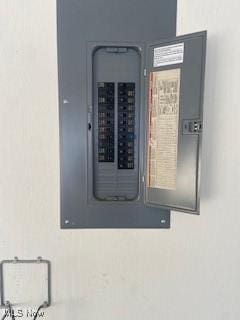 utility room featuring electric panel