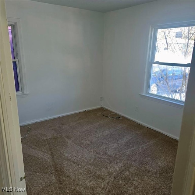 empty room featuring carpet