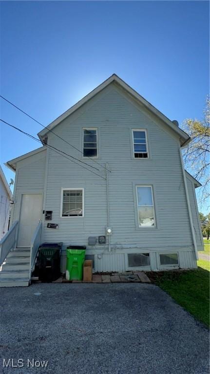 view of back of house