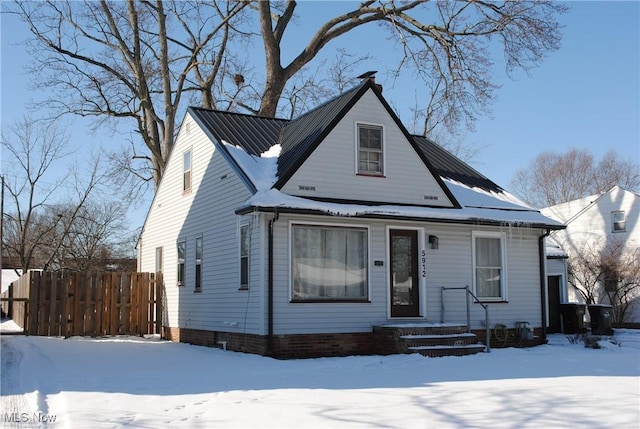 view of front of house