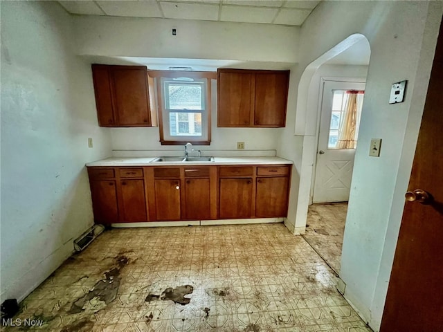 kitchen featuring sink