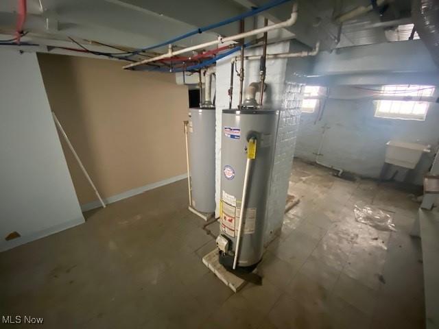 utilities with water heater