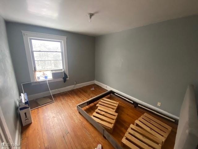 interior space featuring hardwood / wood-style flooring