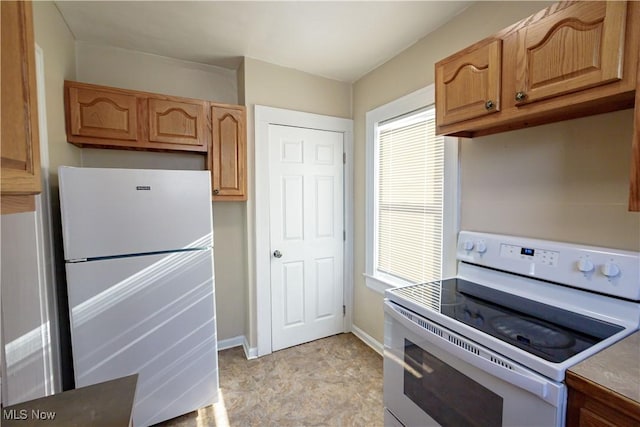 kitchen with white appliances