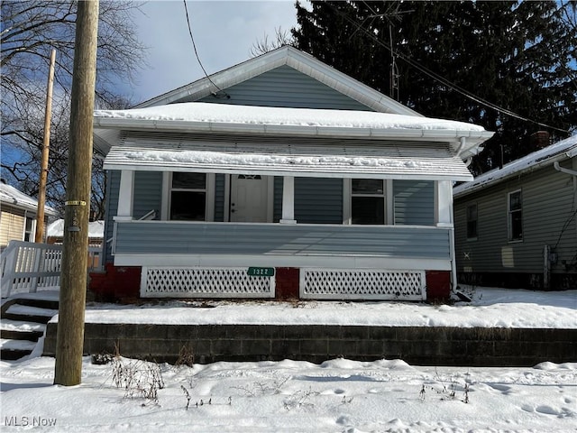 view of front of house