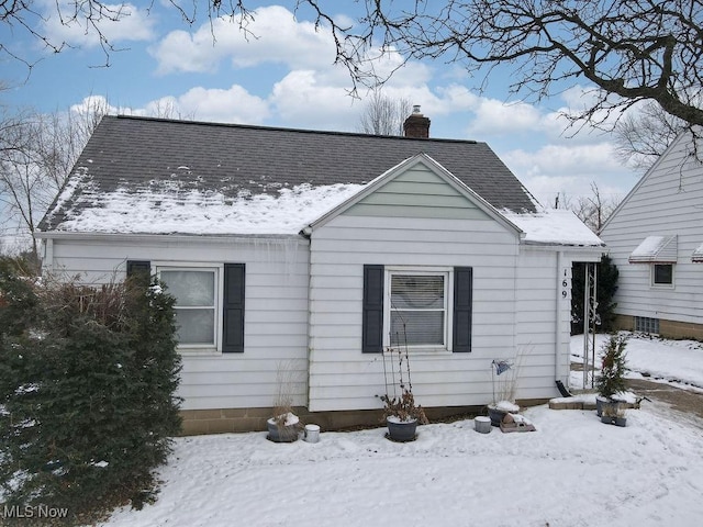 view of front of home