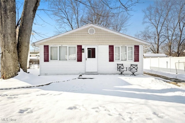 view of front of house