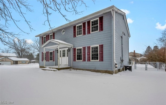 view of colonial inspired home