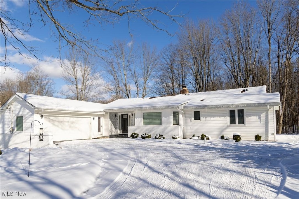 ranch-style house with a garage