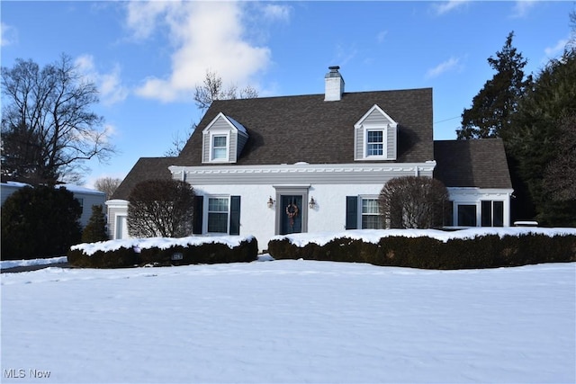 view of cape cod-style house