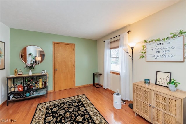 interior space featuring hardwood / wood-style floors