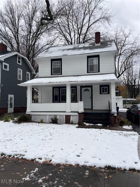 front of property with covered porch