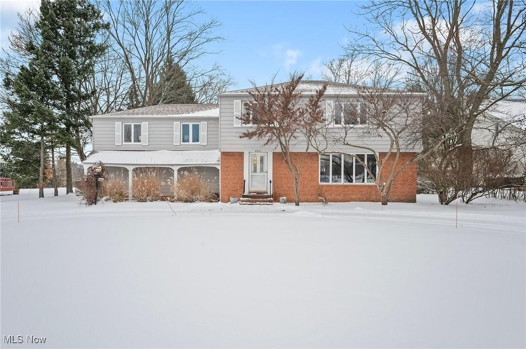 view of front of home