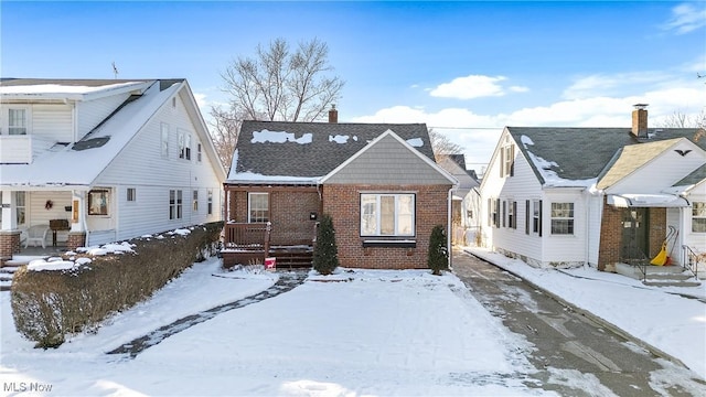 bungalow-style home with covered porch