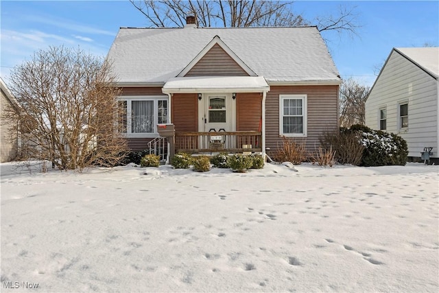 view of bungalow-style home